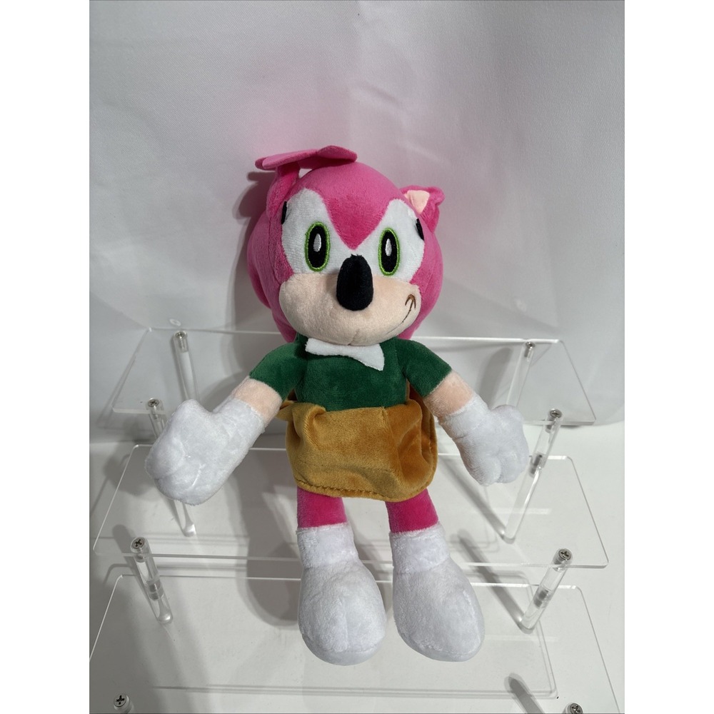 Sonic The Hedgehog Amy Rose Plush Toy Stuffed Animal 10"‎ Hanging With Suction
